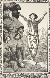 Hun fik klippen til at lukke ned, illustration fra 